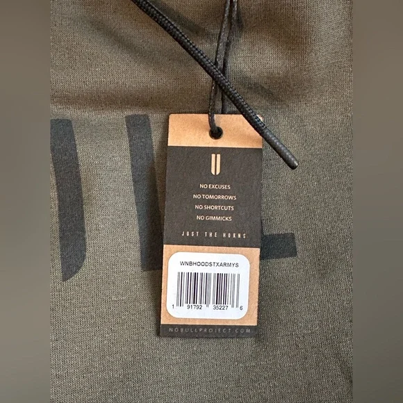 NWT Women's NOBULL Hoodie - Small - Army Green - Picture 6 of 7